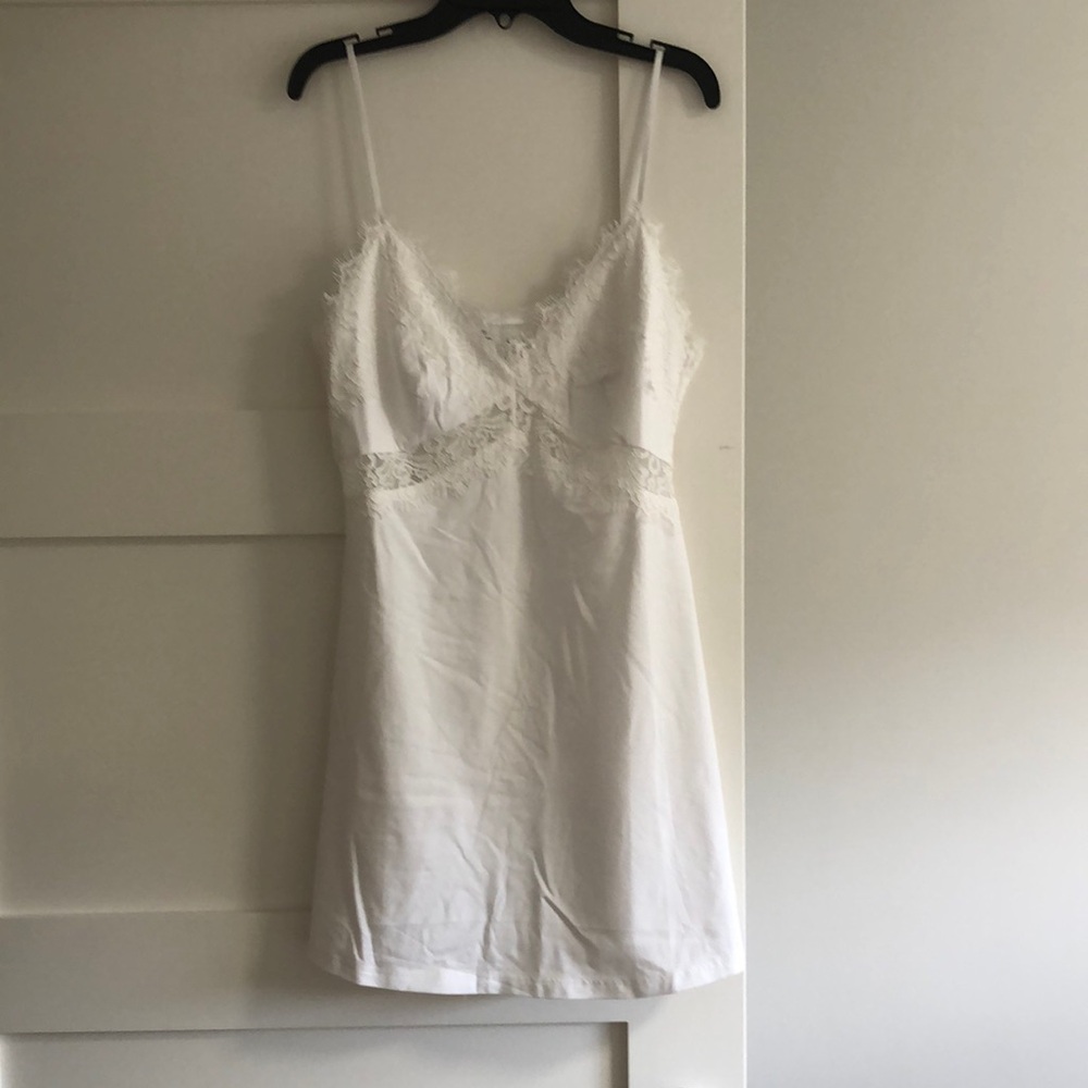 White Lace slip dress
